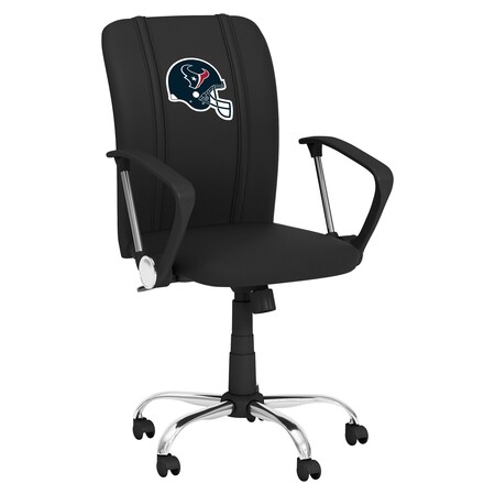 Dreamseat Curve Task Chair with Houston Texans Helmet Logo XZOCCURVE-PSNFL20062